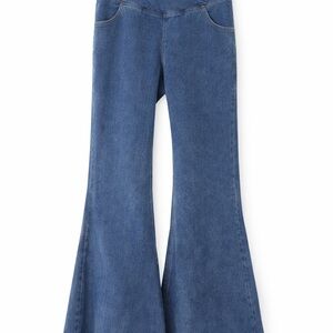 HALARA Denim Flare Jeans in Blue